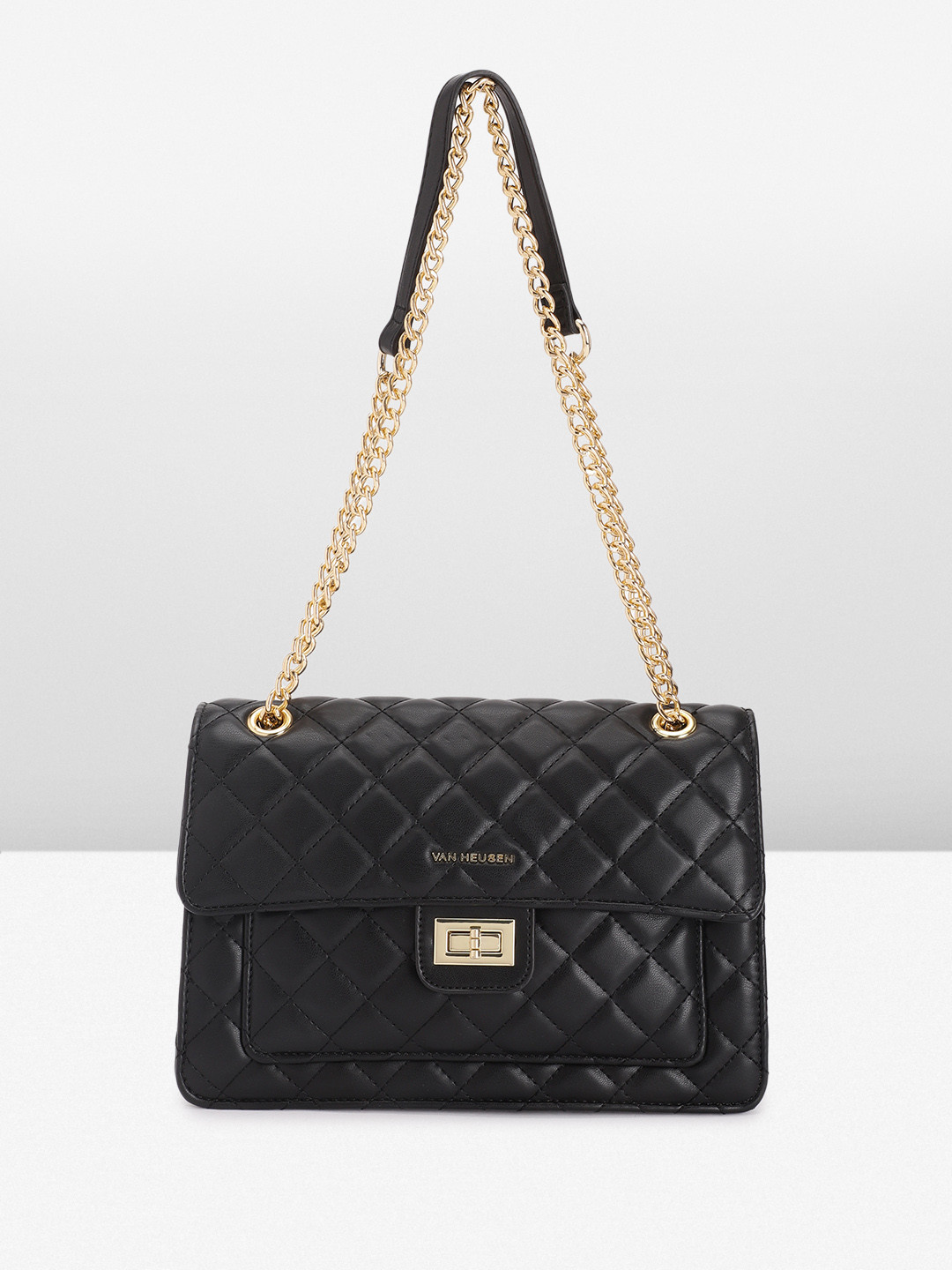 

Van Heusen Women Quilted Shoulder Bag, Black