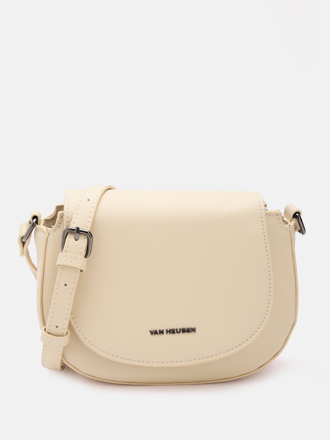 

Van Heusen Structured Sling Bag, Beige
