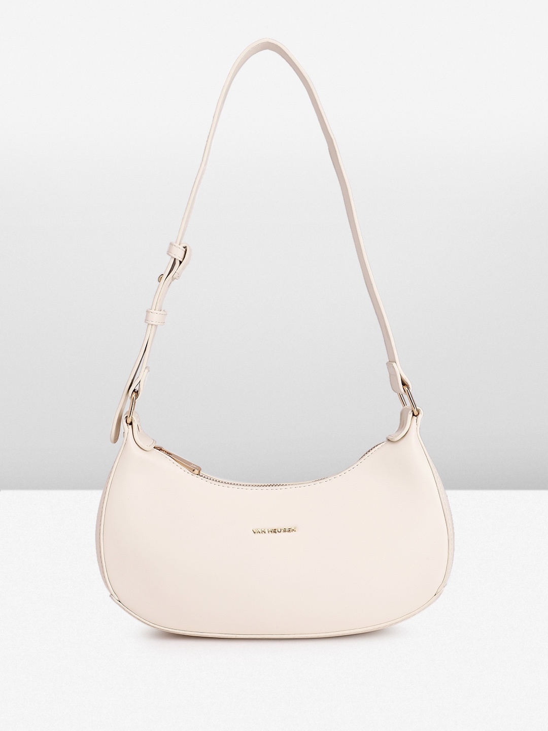 

Van Heusen Solid Hobo Bag, White