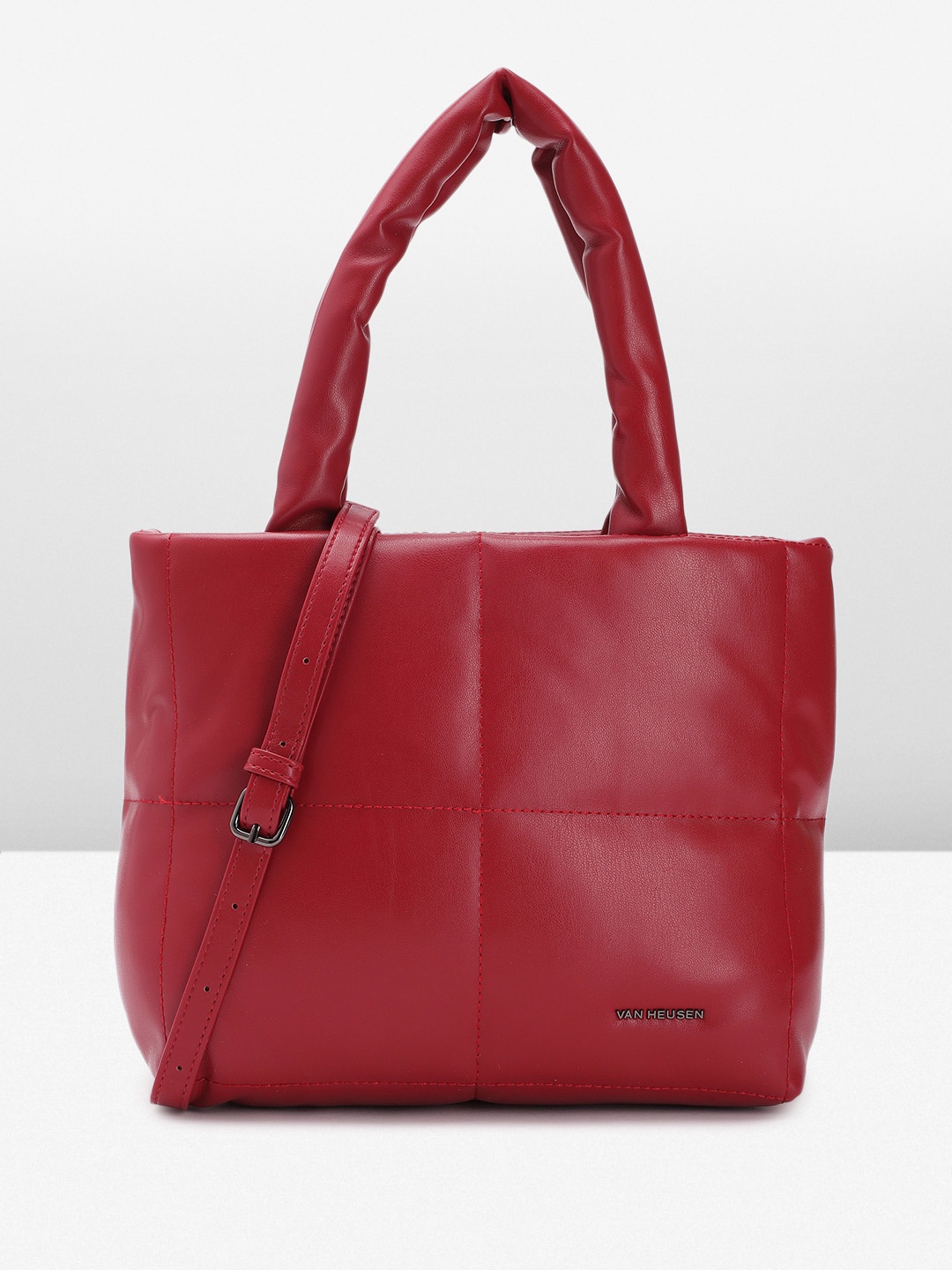 

Van Heusen Solid Handheld Bag, Maroon