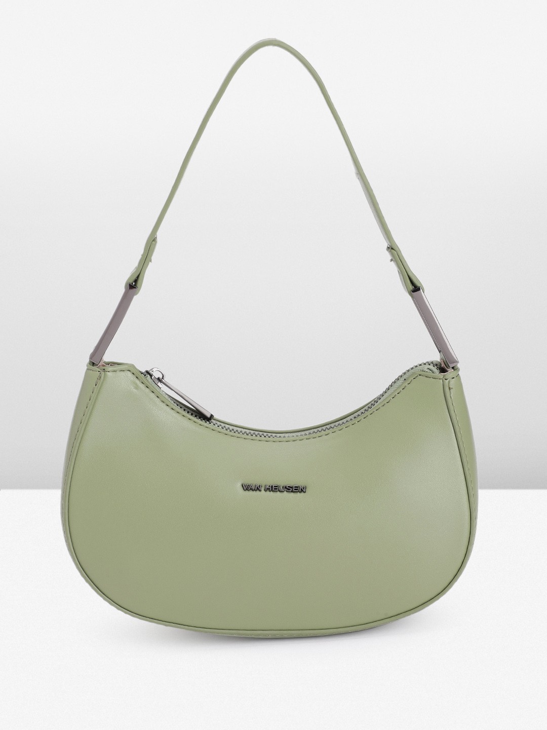 

Van Heusen Women Solid Hobo Bag, Green