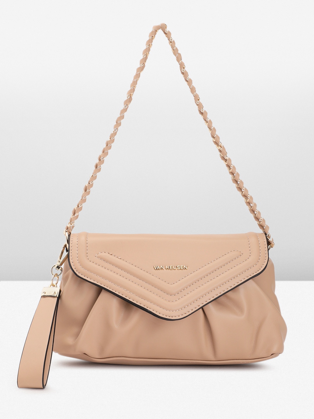 

Van Heusen Structured Shoulder Bag, Brown