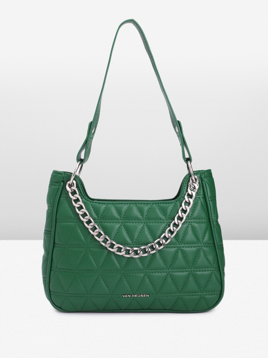 

Van Heusen Women Quilted Hobo Bag, Green