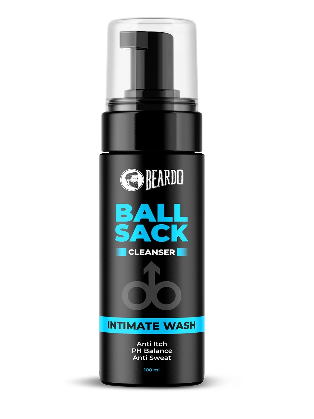 

BEARDO Men Ball Sack Intimate Wash - 100ml, Black