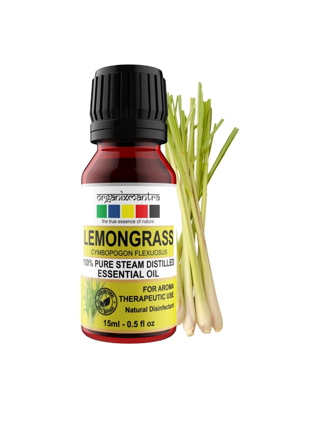 

Organix Mantra Yellow Pure Steam Distilled Lemon Grass Essential Oil - 15 ml
