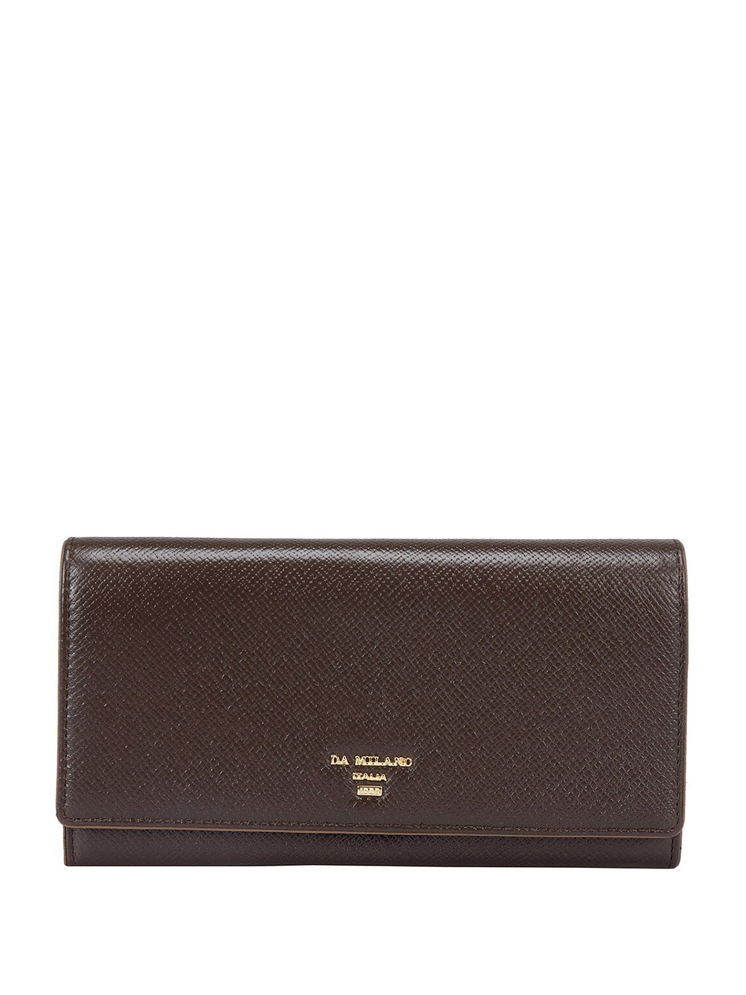 

Da Milano Leather Two Fold Wallet, Brown