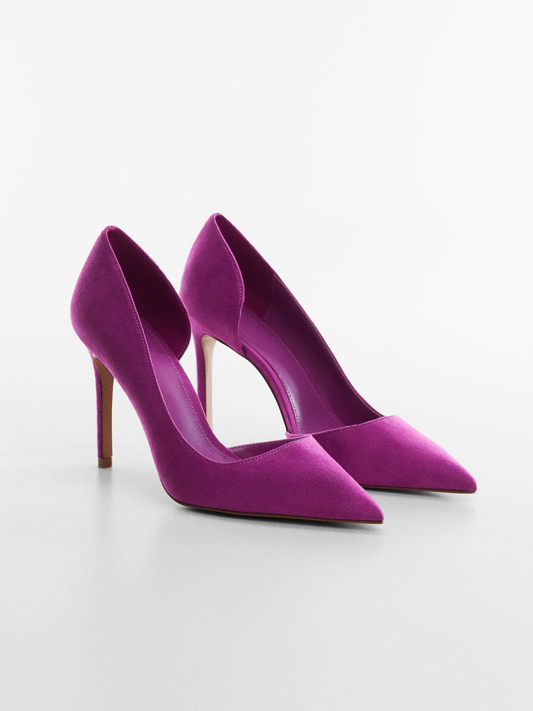 

MANGO Stiletto Pumps, Purple