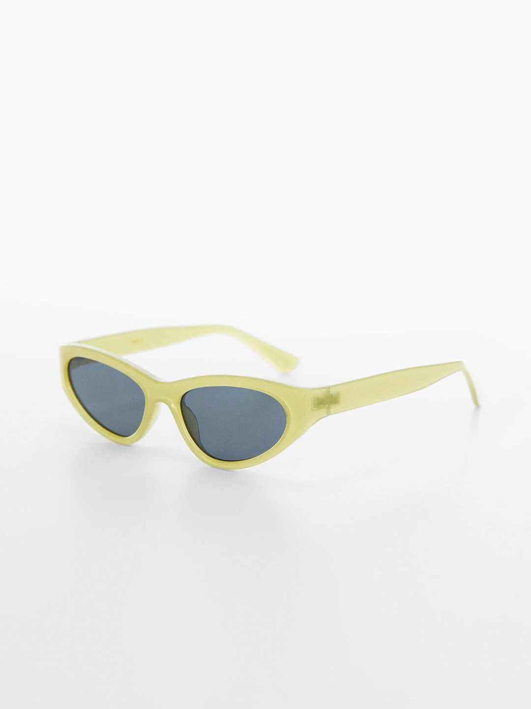 

MANGO Women Cateye Sunglasses with UV Protected Lens 57010612-40, Black
