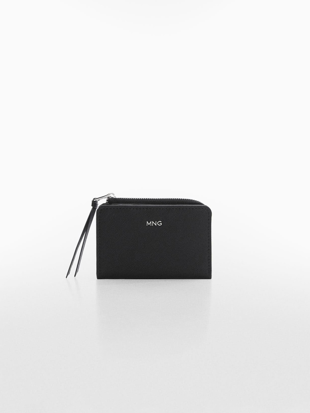 

MANGO Women Two Fold Wallet, Black