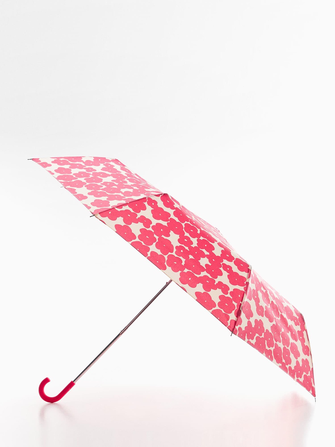 

MANGO Women Floral Printed 3-Fold Manual Umbrella, Cream