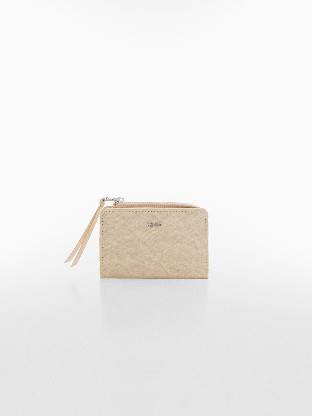 

MANGO Women Two Fold Wallet, Cream