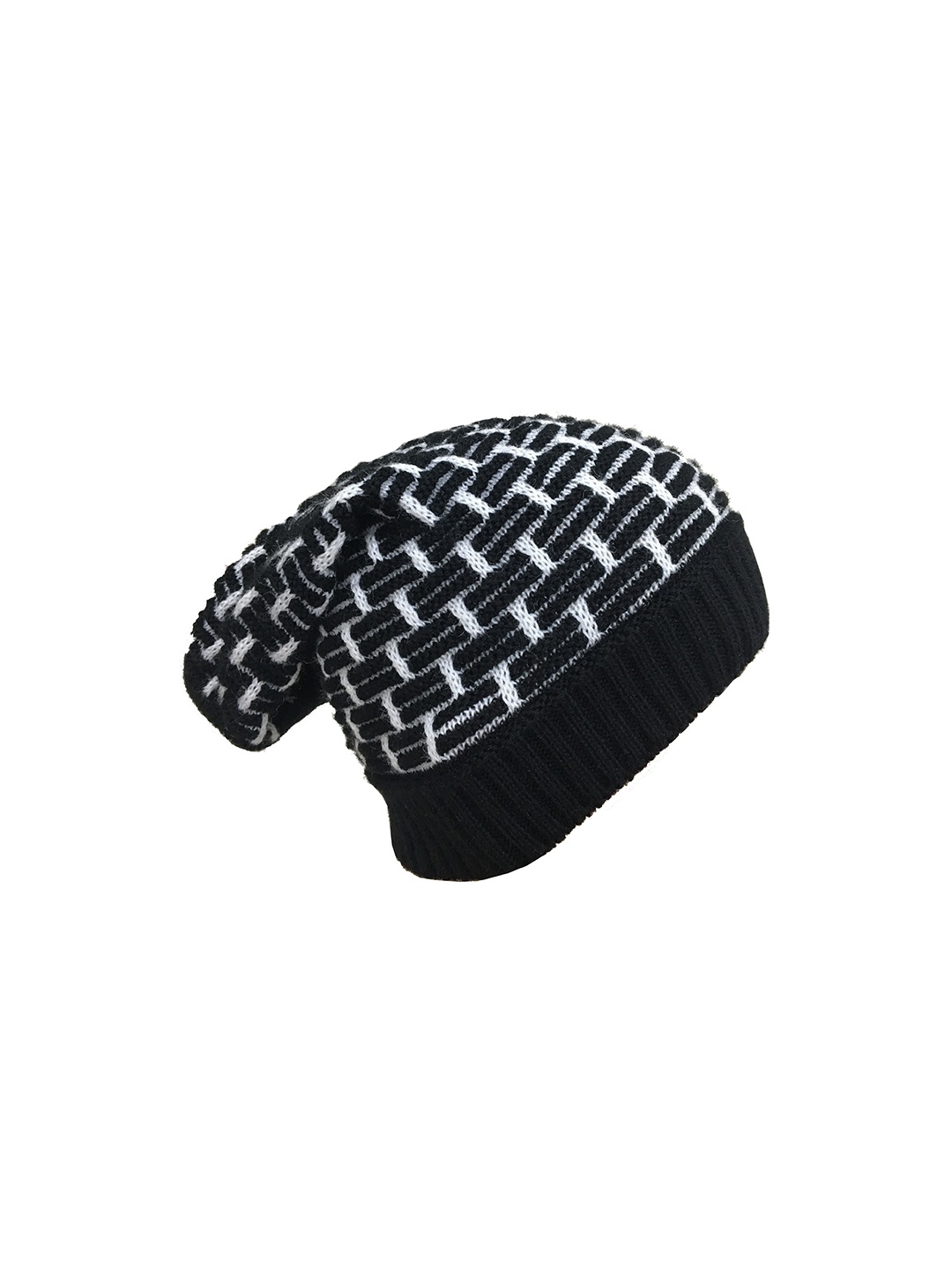 

Gajraj Unisex Self Design Acrylic Beanie, Black