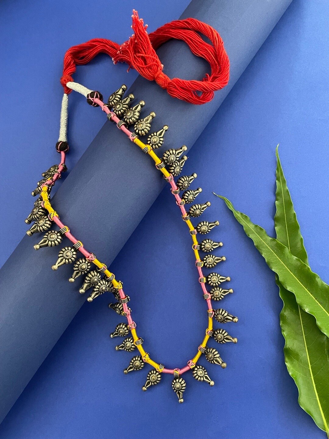 

Digital Dress Room Silver-Plated Oxidised Necklace