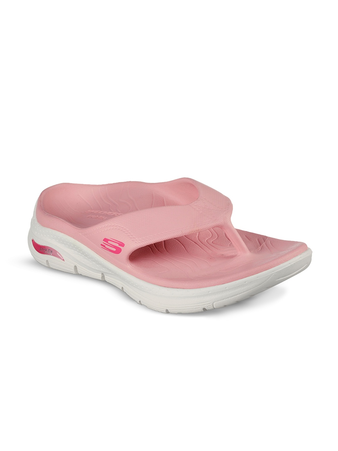 

Skechers Arch Fit Foamies - Lifestyle Thong Flip Flops, Pink