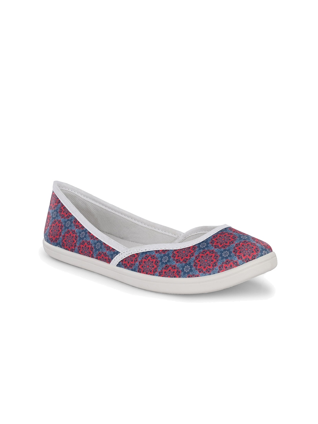 

Anouk Blue & Red Printed Ballerinas