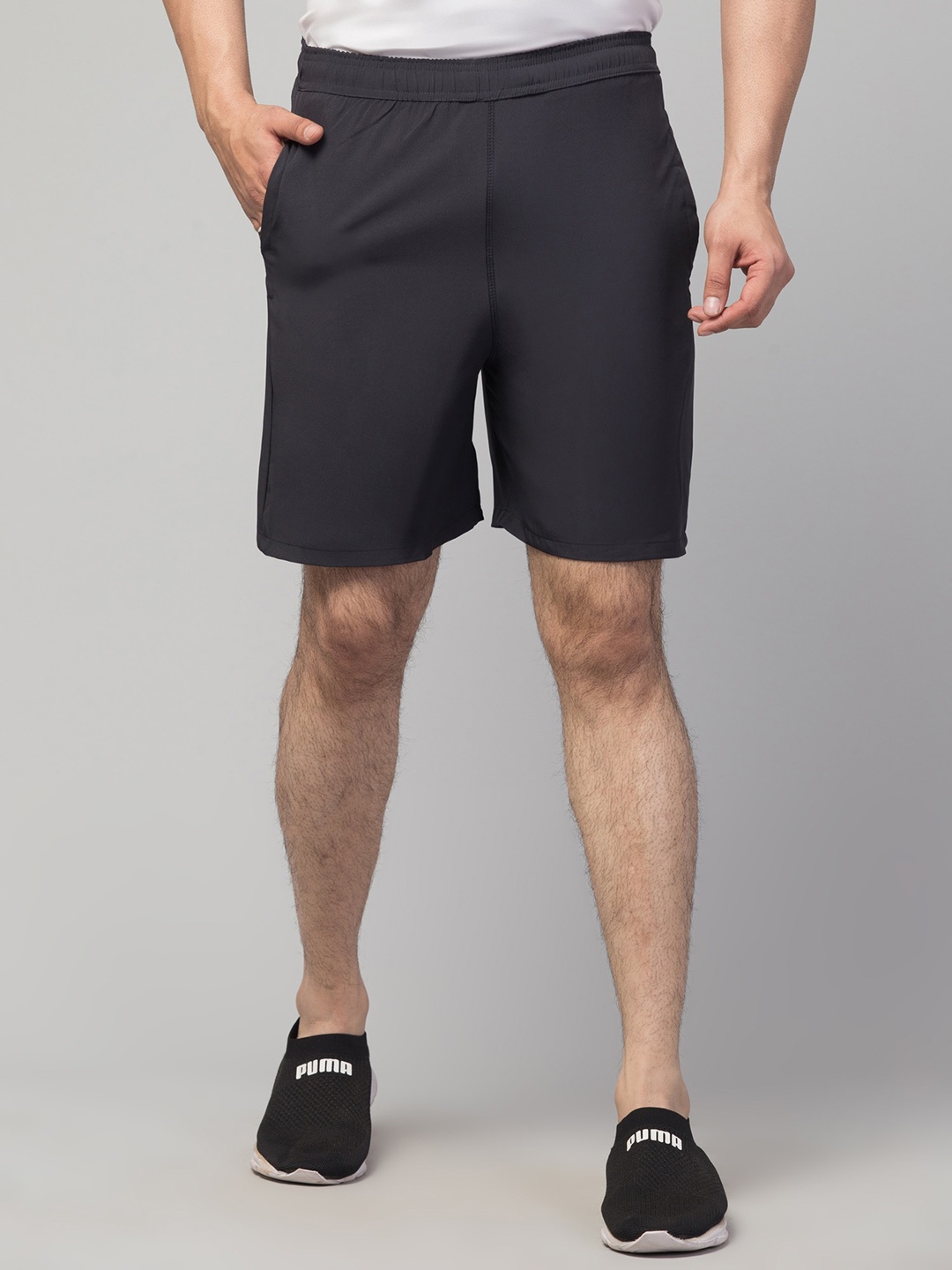 

Apraa & Parma Men e-Dry Technology Training Sports Shorts, Grey