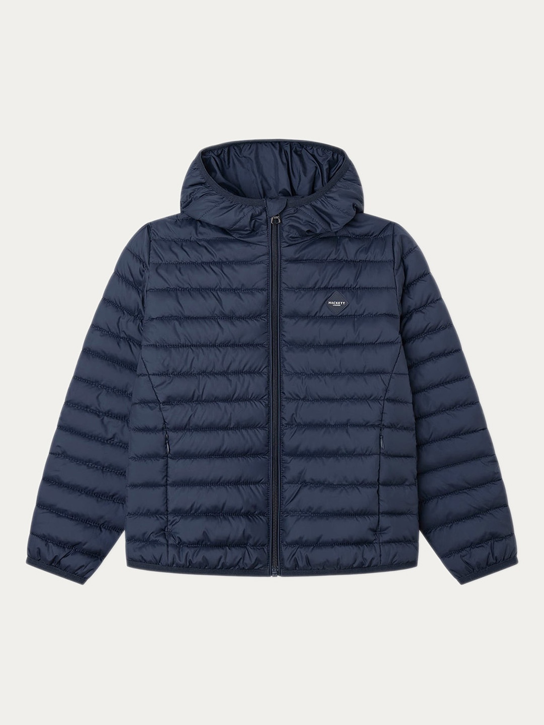 

HACKETT LONDON Hooded Puffer Jacket, Navy blue