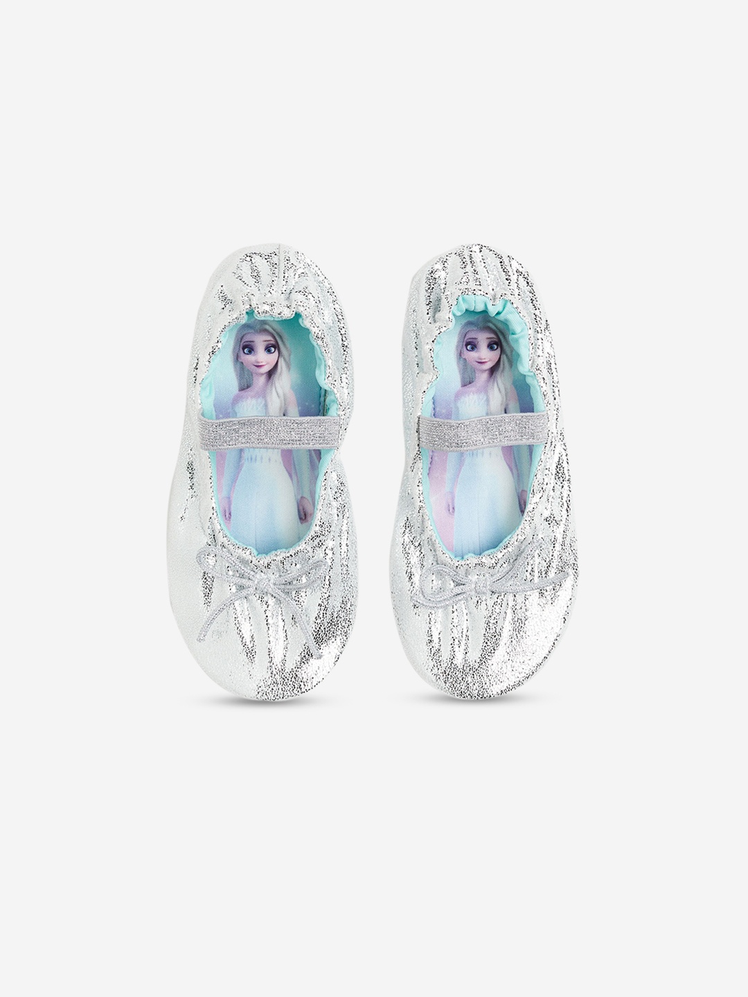 

H&M Girls Shimmering Ballet Shoes, Silver