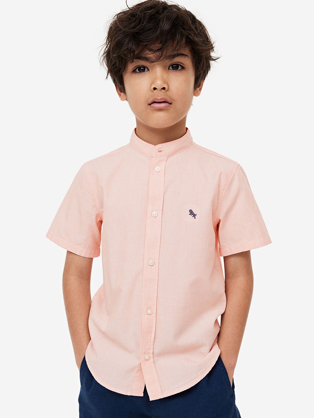 

H&M Boys Pure Cotton Shirt, Orange