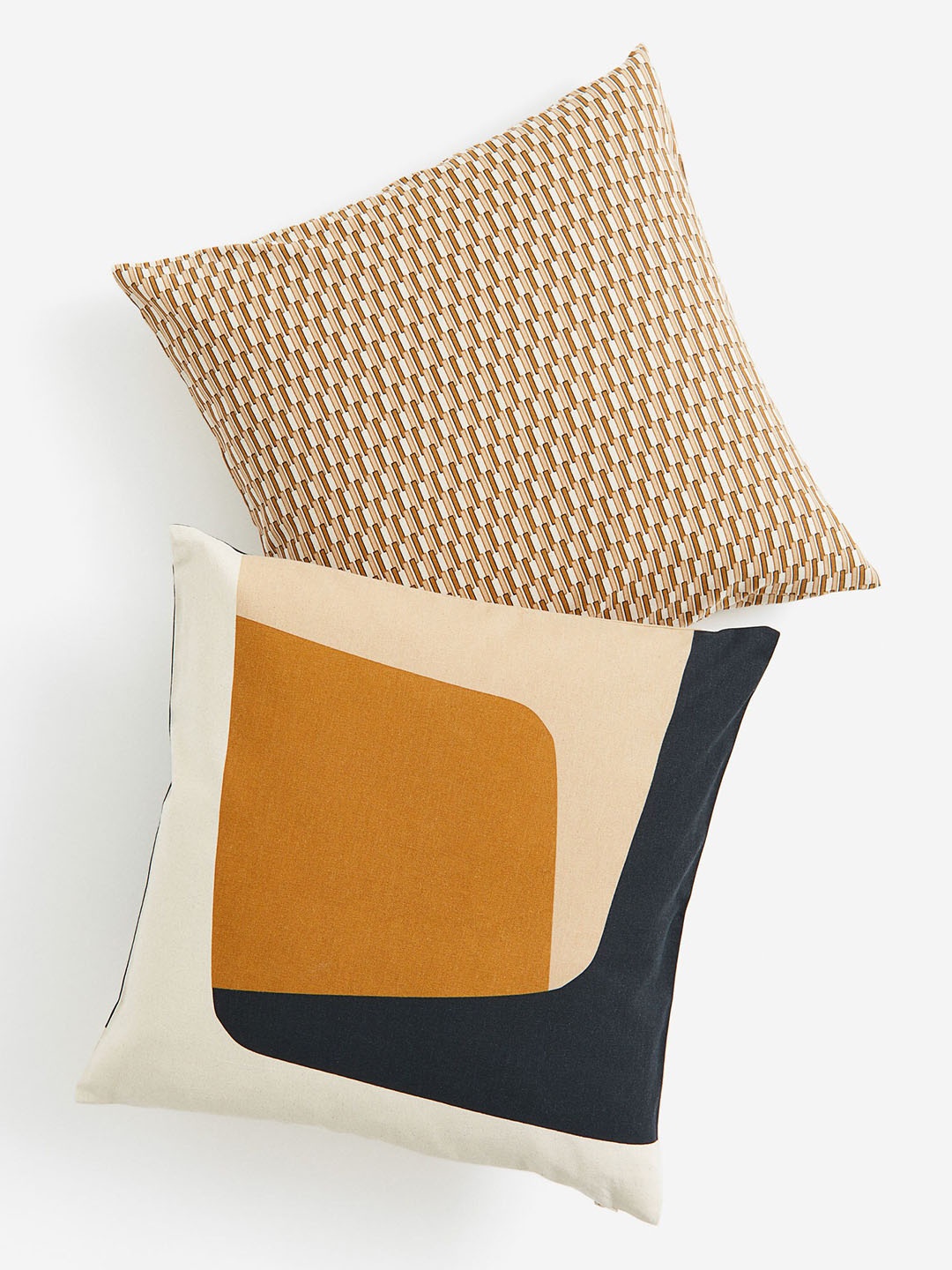 

H&M Beige & Yellow 2-Pack Printed Cushion Covers