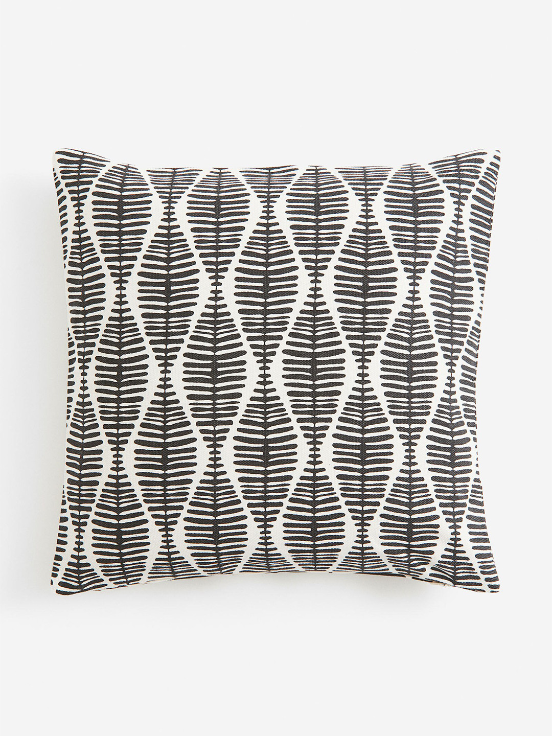 

H&M Grey Pure Cotton Patterned Cushion Cover