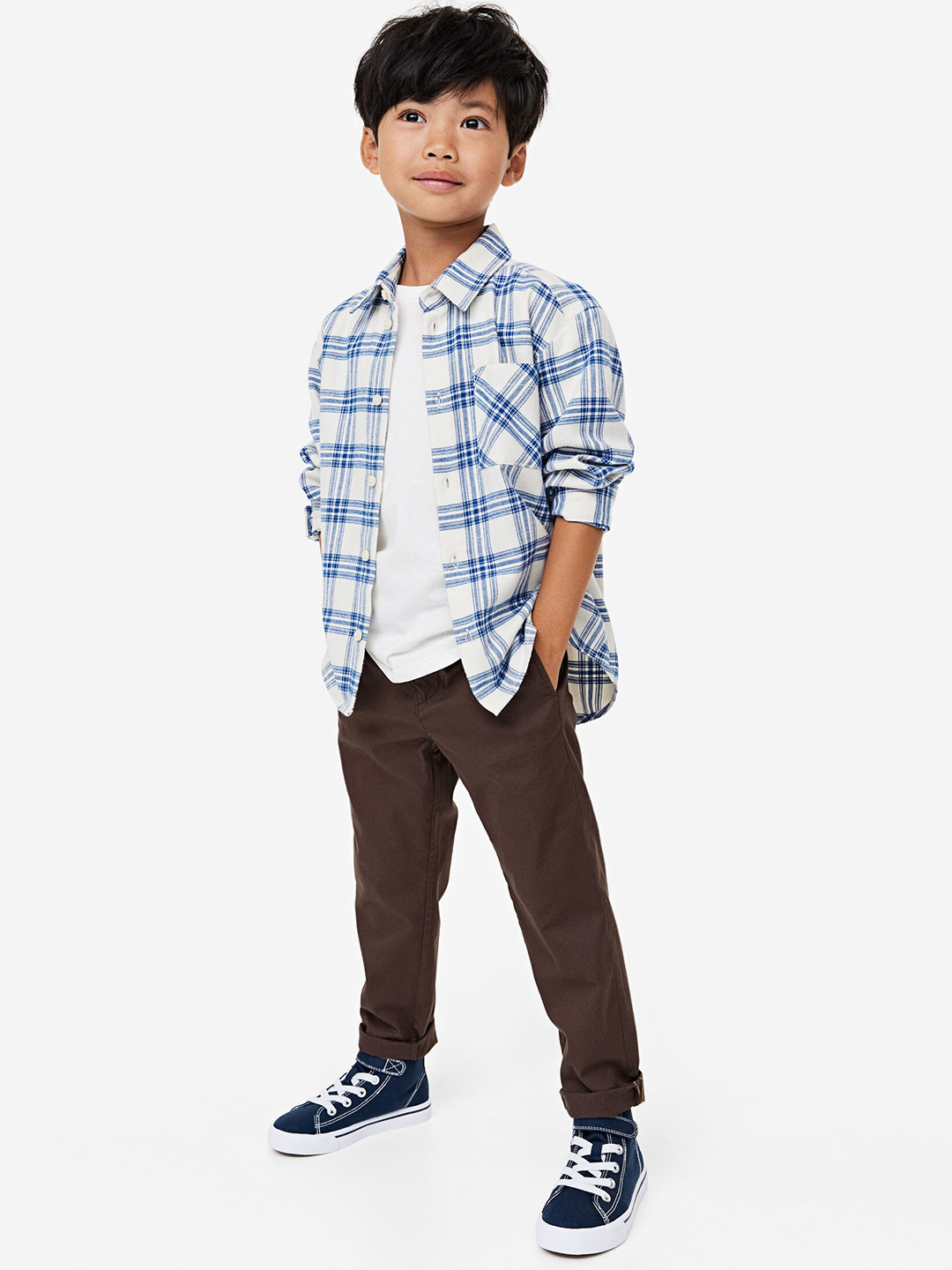 

H&M Boys Twill Chinos, Brown