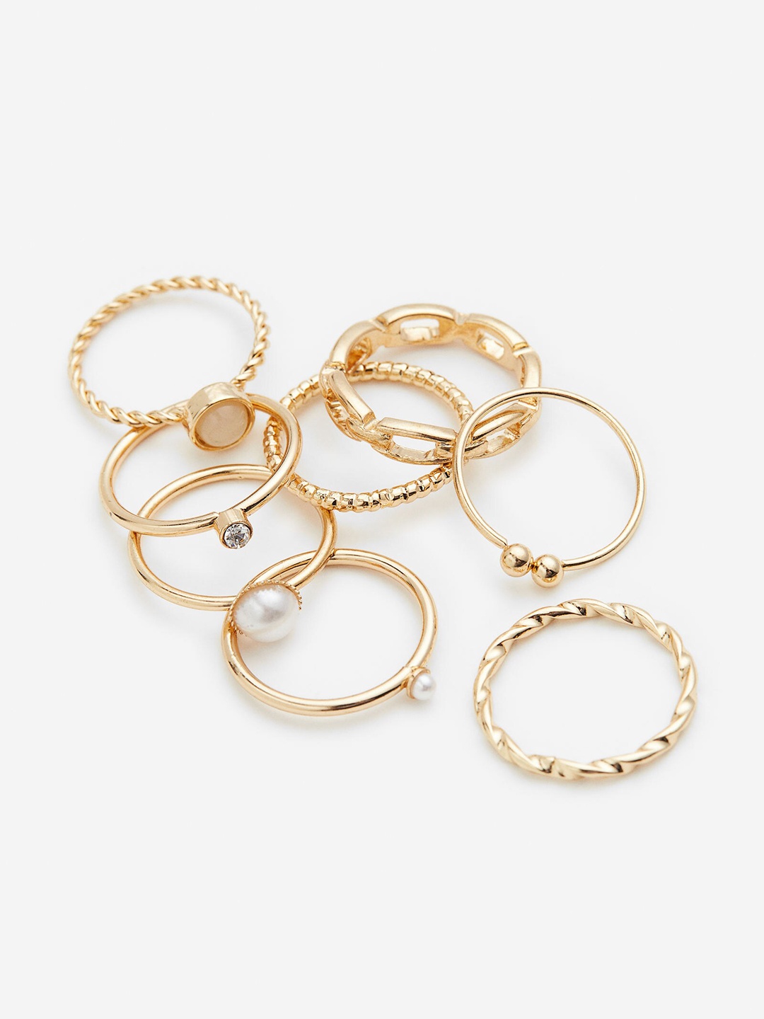 

H&M 24-Pack Rings, Gold