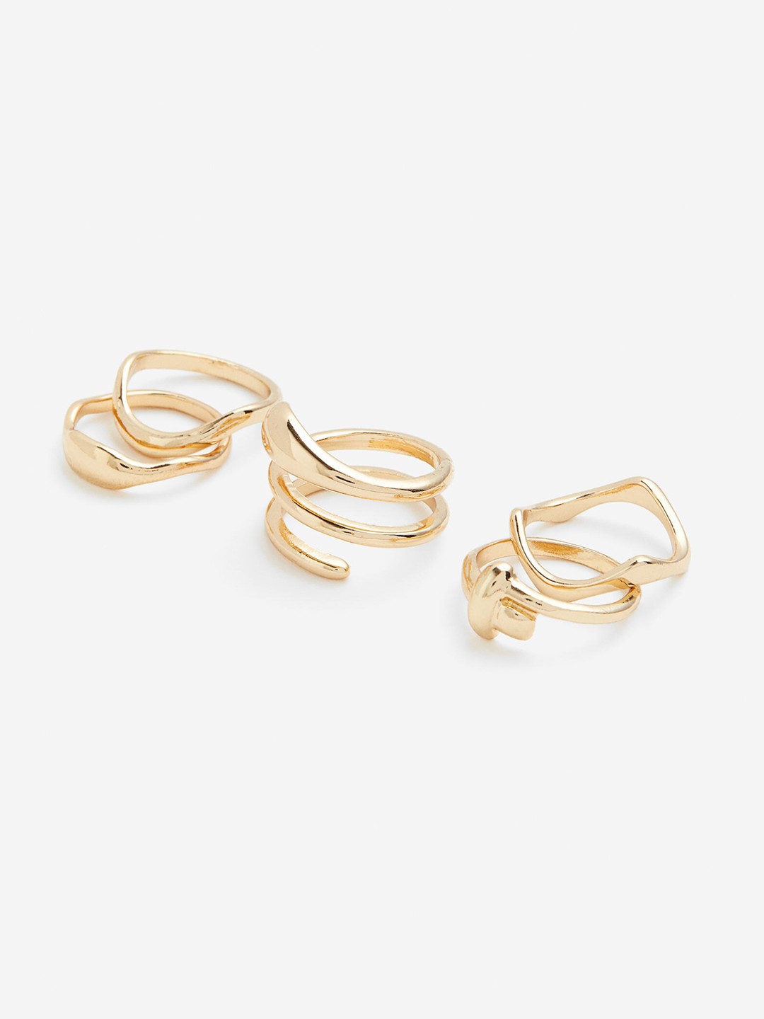

H&M 5-Pack Rings, Gold