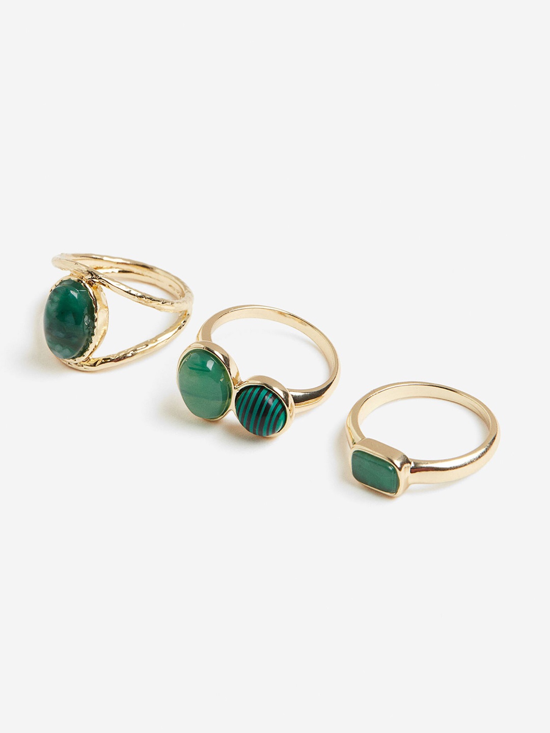

H&M 3-Pack Rings, Gold