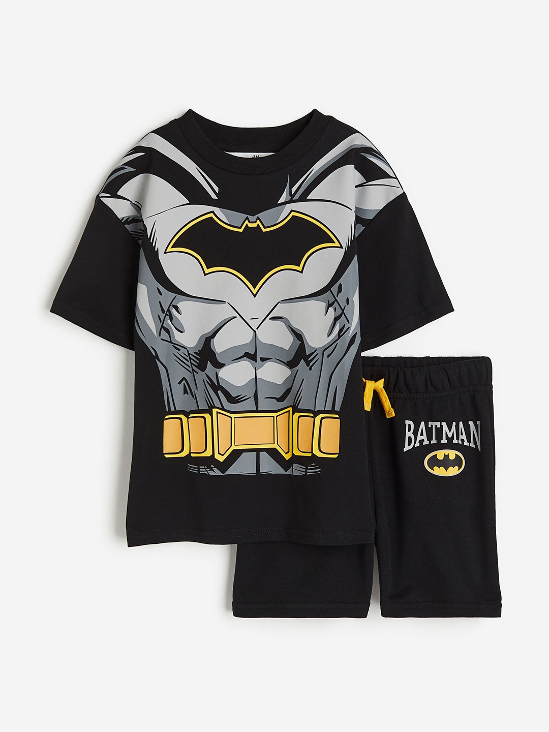

H&M Boys 2-Piece Printed Set, Black