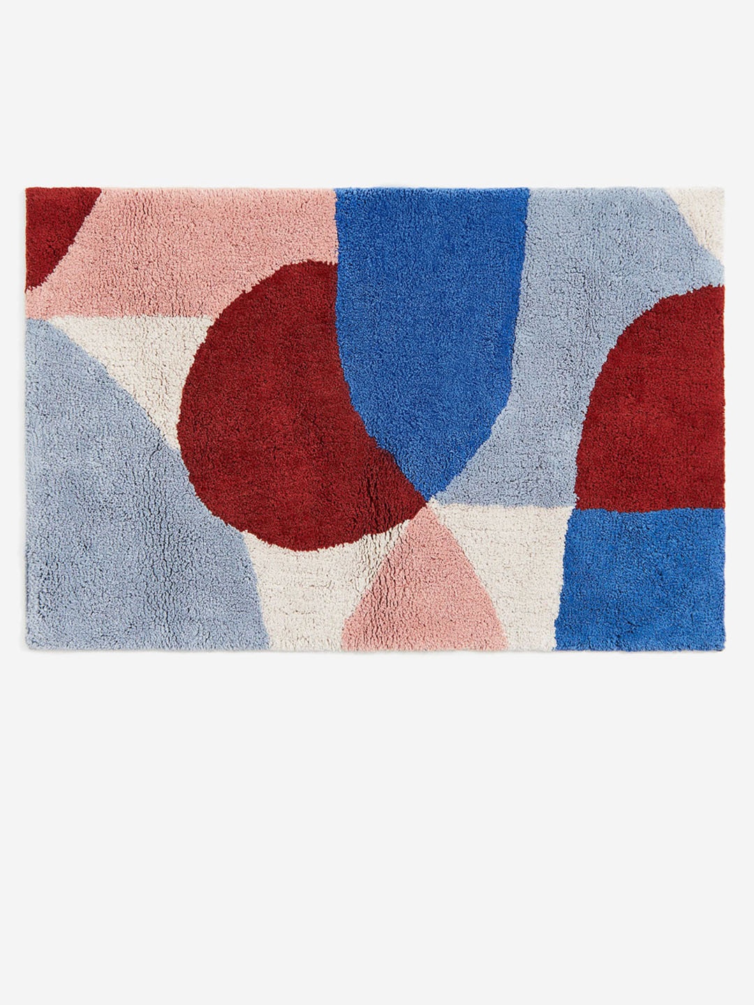 

H&M Pink & Blue Pure Cotton Patterned Bath Mat