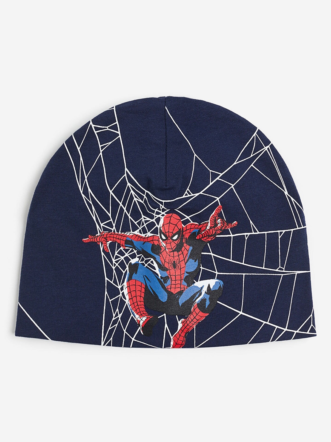 

H&M Boys Printed Jersey Beanie, Blue