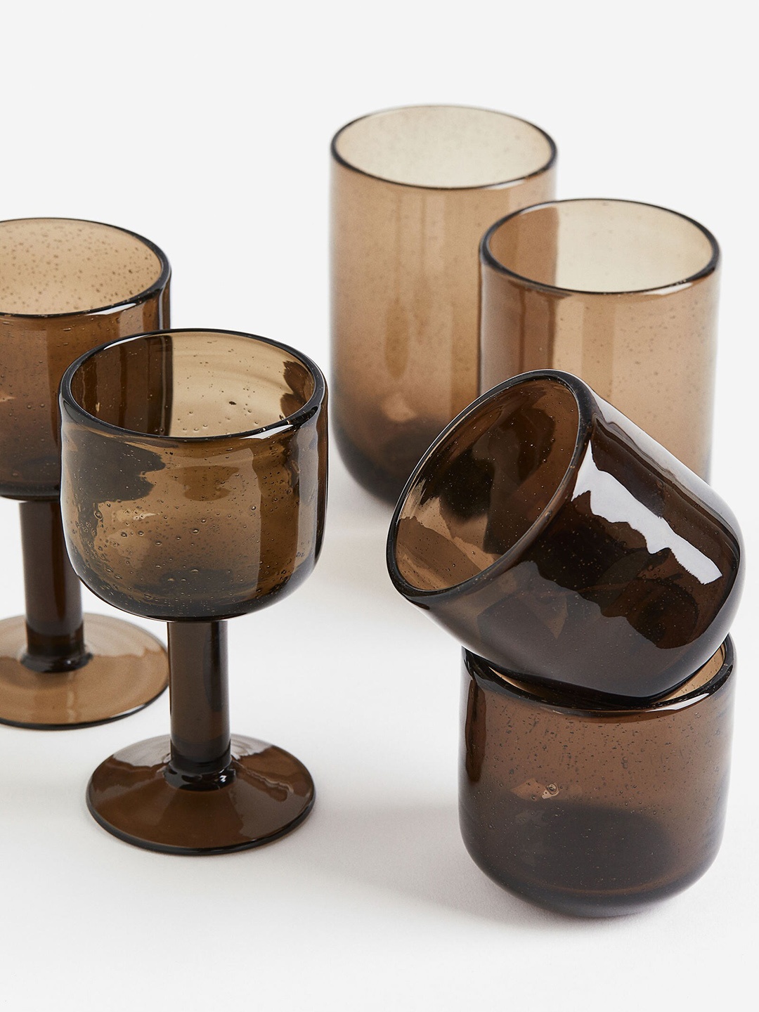 

H&M Brown 2-Pack Wine Glasses