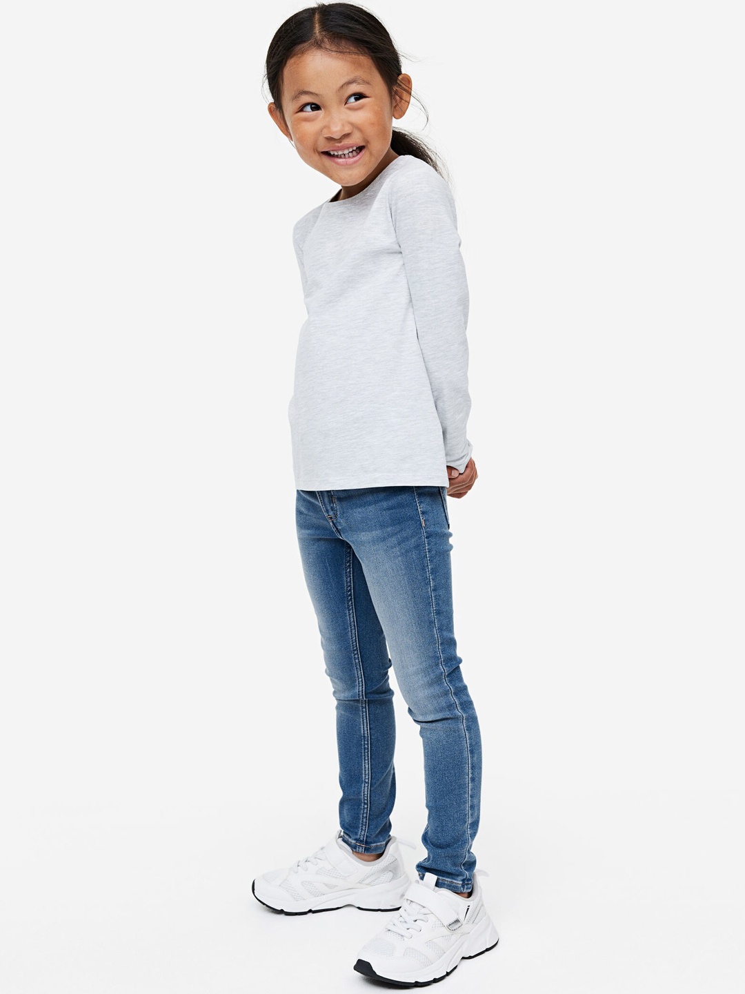 

H&M Girls Super Soft Skinny Fit Jeans, Blue