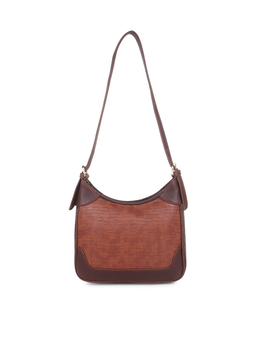 

Mast & Harbour Textured Structured Sling Bag, Brown