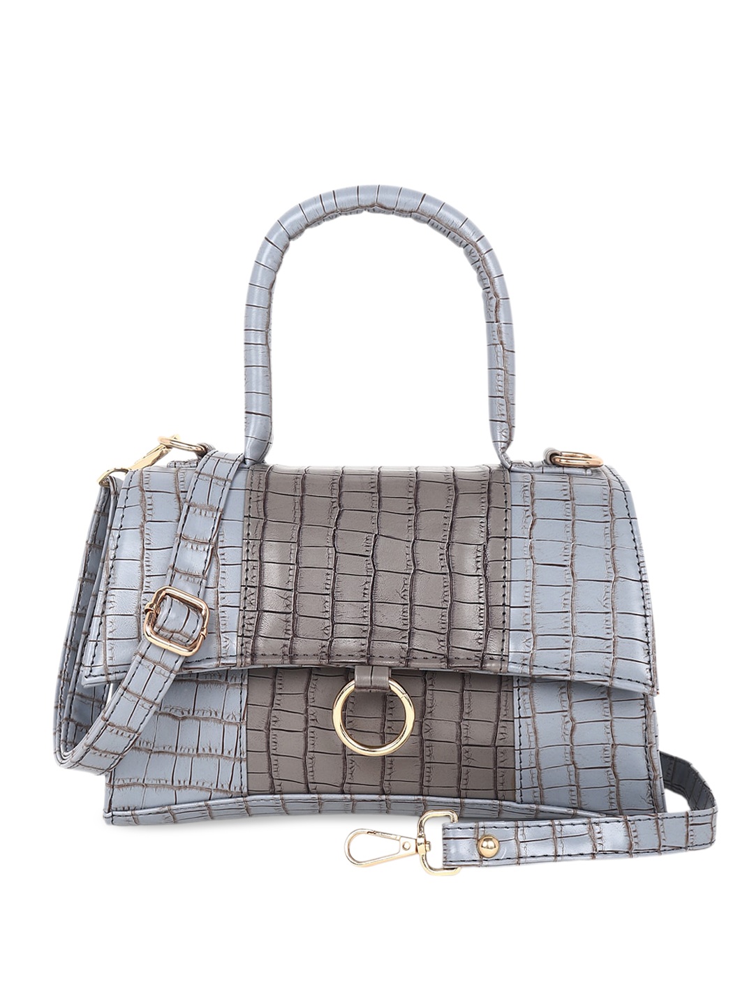 

Mast & Harbour Textured Structured Handheld Bag, Grey