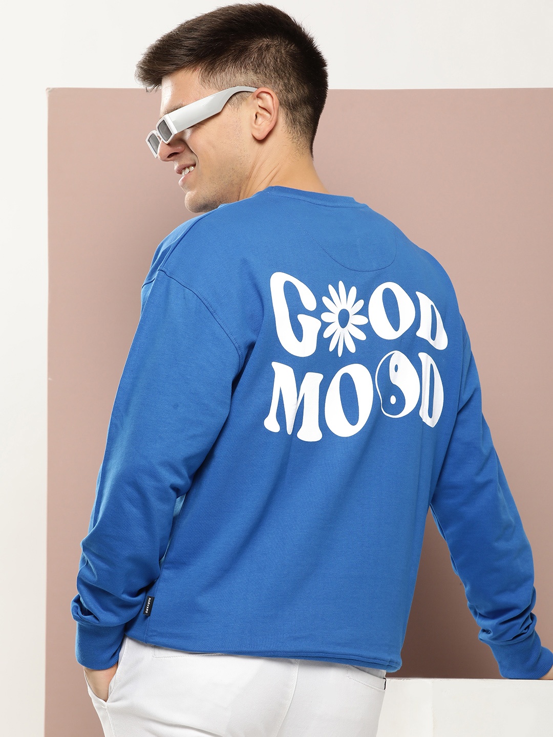 

Harvard Pure Cotton Printed Sweatshirt, Blue