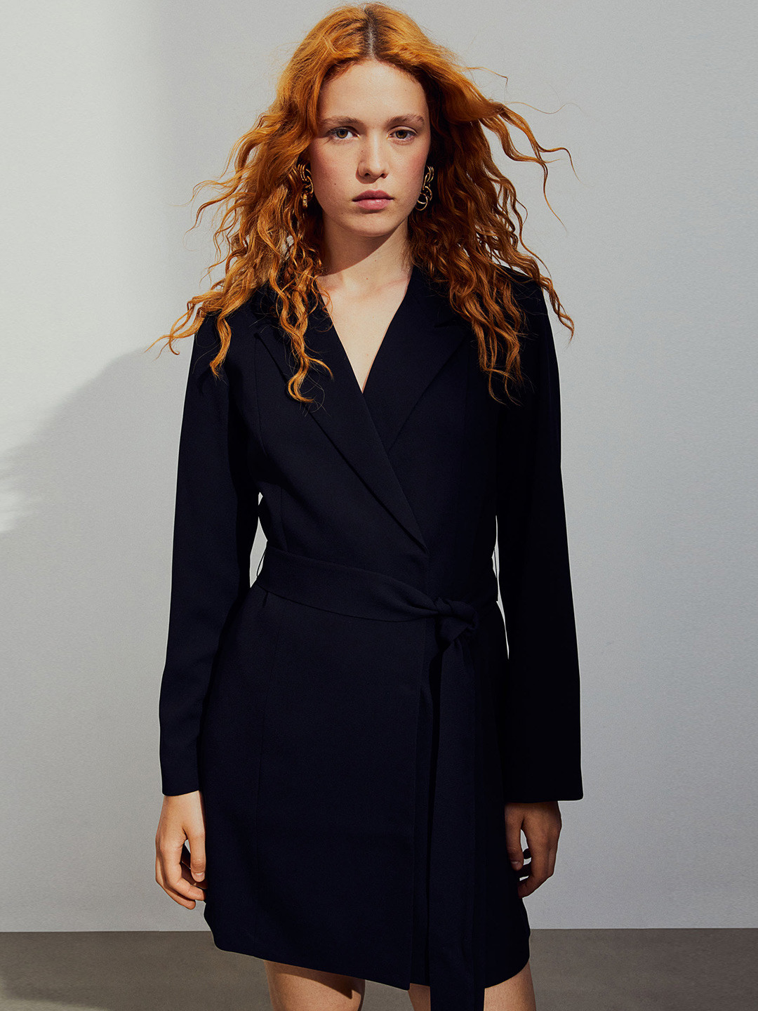 

H&M Wrap Blazer Dresses, Black