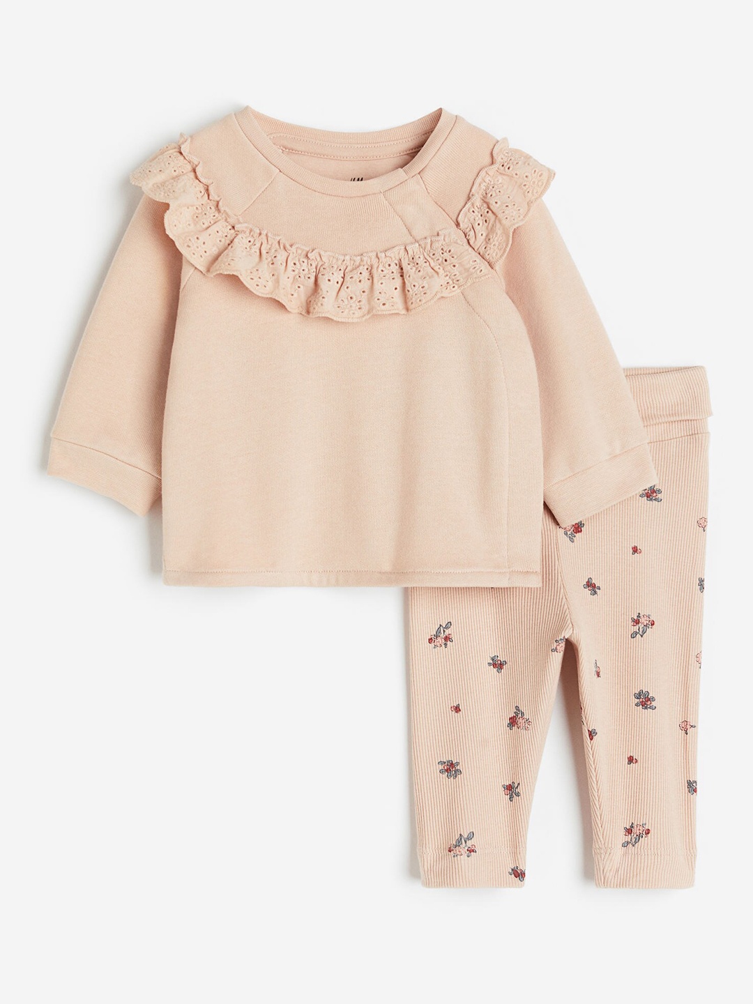

H&M Girls 2-Piece Cotton Set, Pink