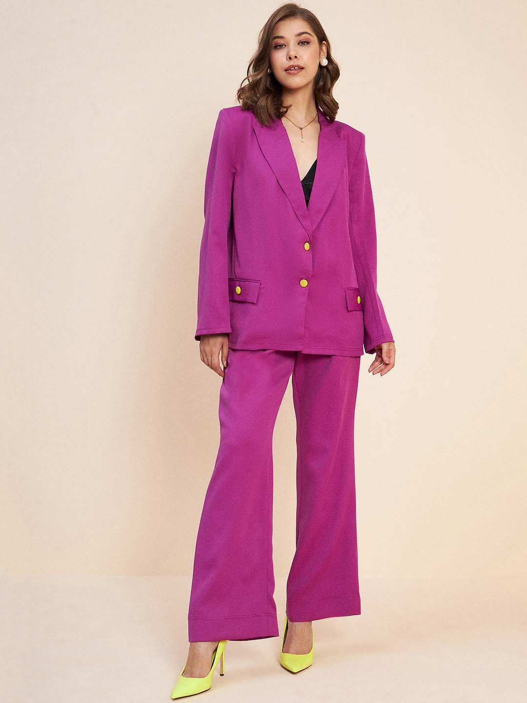 

Antheaa Blazer & Trouser Co-Ords, Purple