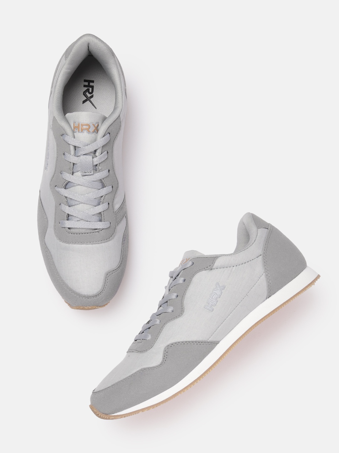 

HRX by Hrithik Roshan Men Retro ACE Sneaker, Grey
