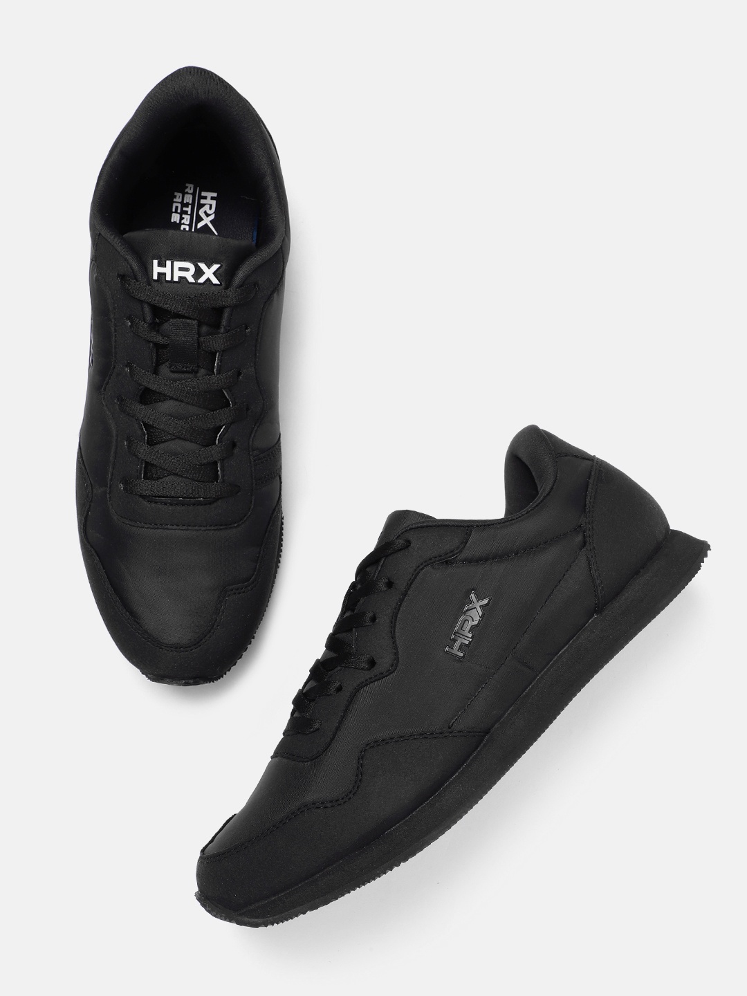 

HRX by Hrithik Roshan Men Retro ACE Sneaker, Black
