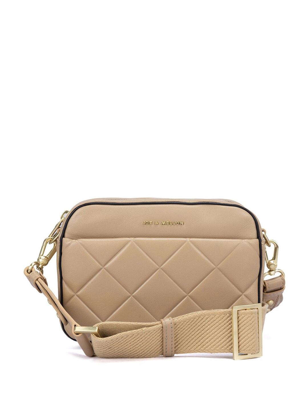 

Joe & Mellon Textured Messenger Bag, Beige