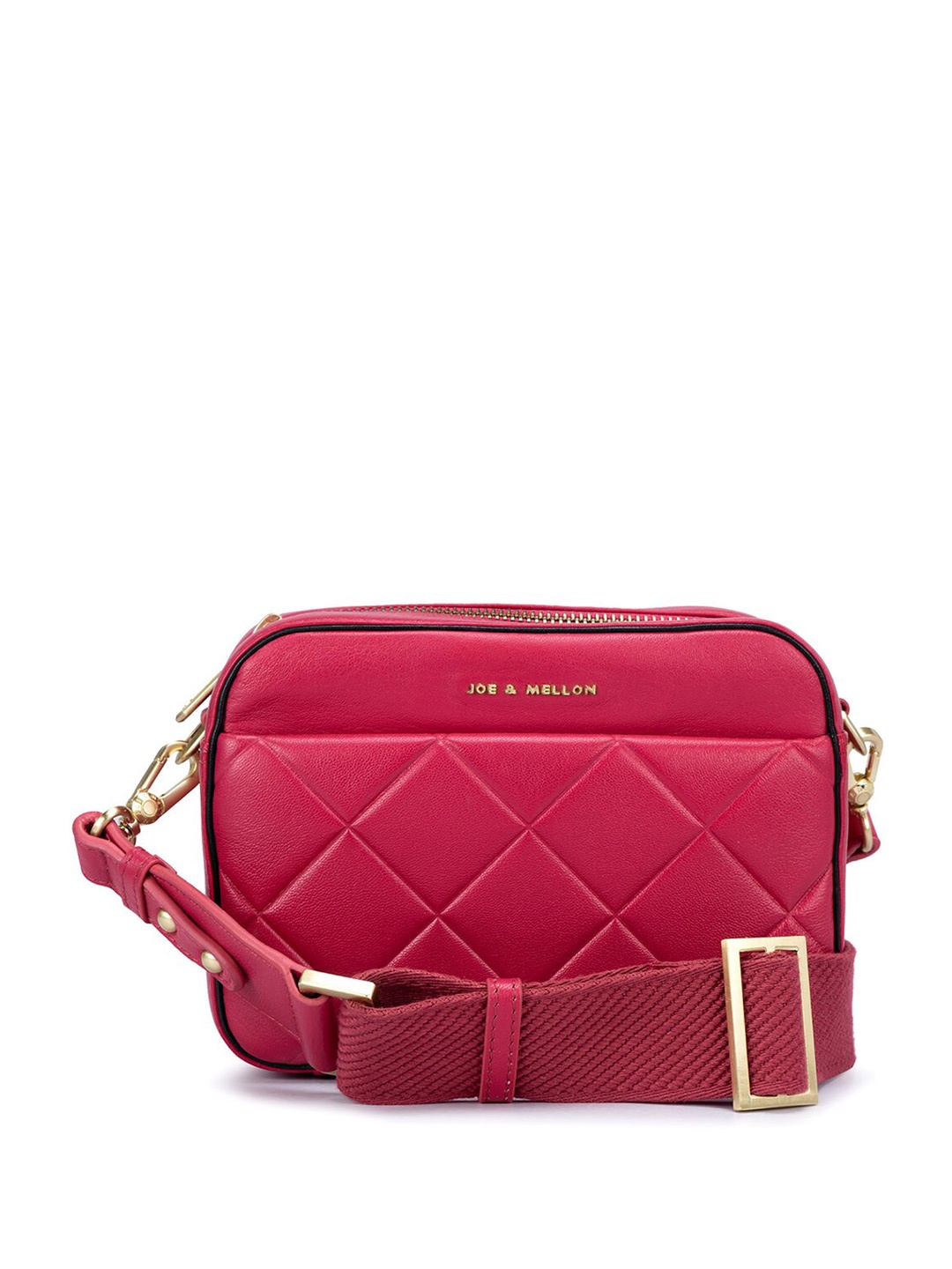 

Joe & Mellon Quilted Leather Sling Bag, Pink