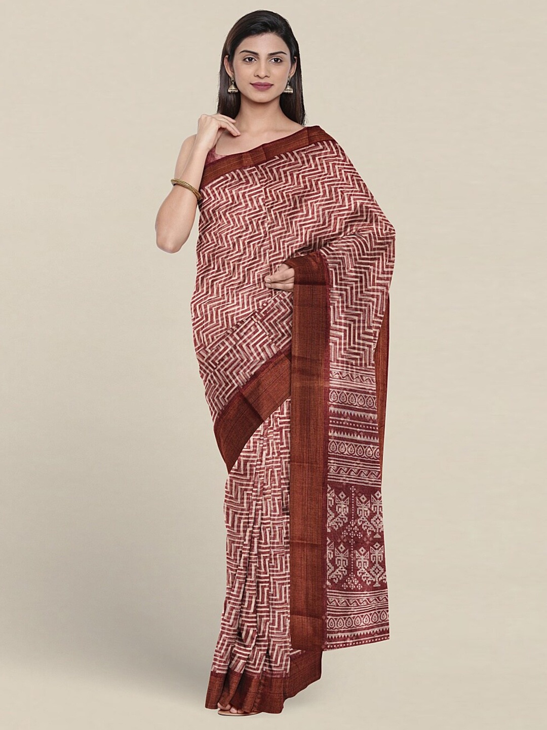 

Pothys Mauve Saree