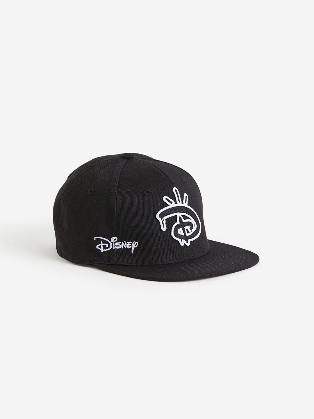 

H&M Men Cotton Twill Cap, Black