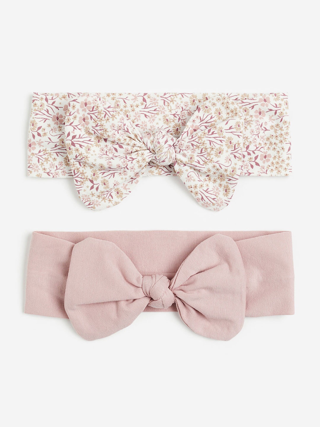 

H&M Girls 2-Pack Bow-Detail Hairbands, Pink