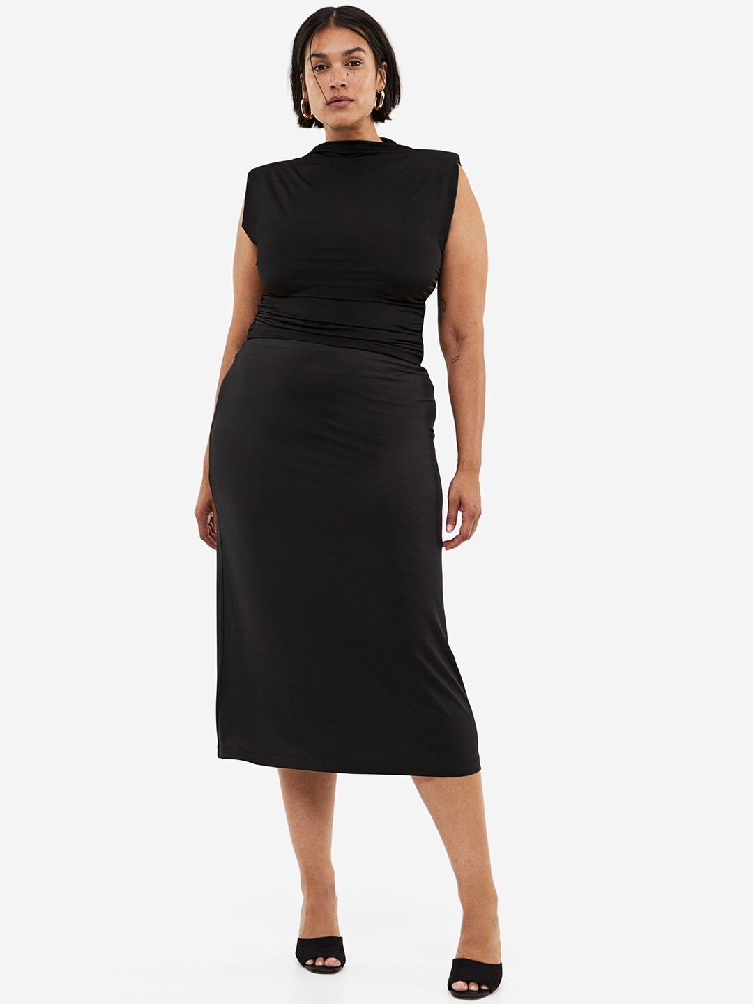 

H&M Jersey Skirt, Black