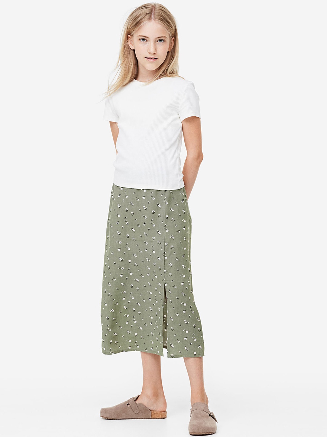 

H&M Girls Skirt, Green