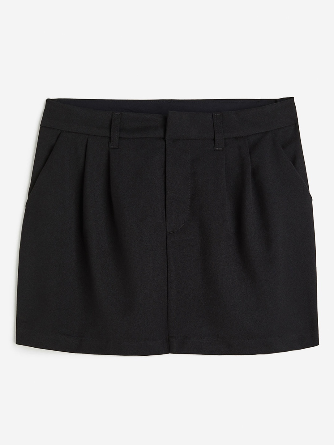 

H&M Tailored Mini Skirt, Black
